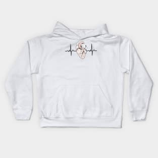 ECG - Heart Kids Hoodie